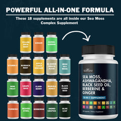 BioSchwartz elderberry and Manuka honey powder in capsules for immune-inspired profile.