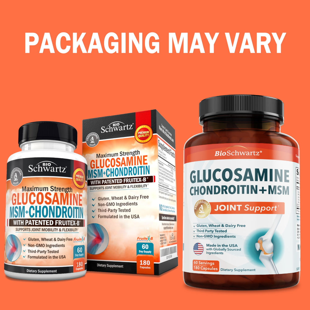 BioSchwartz FruiteX-B advanced formula graphic indicating mobility support.
