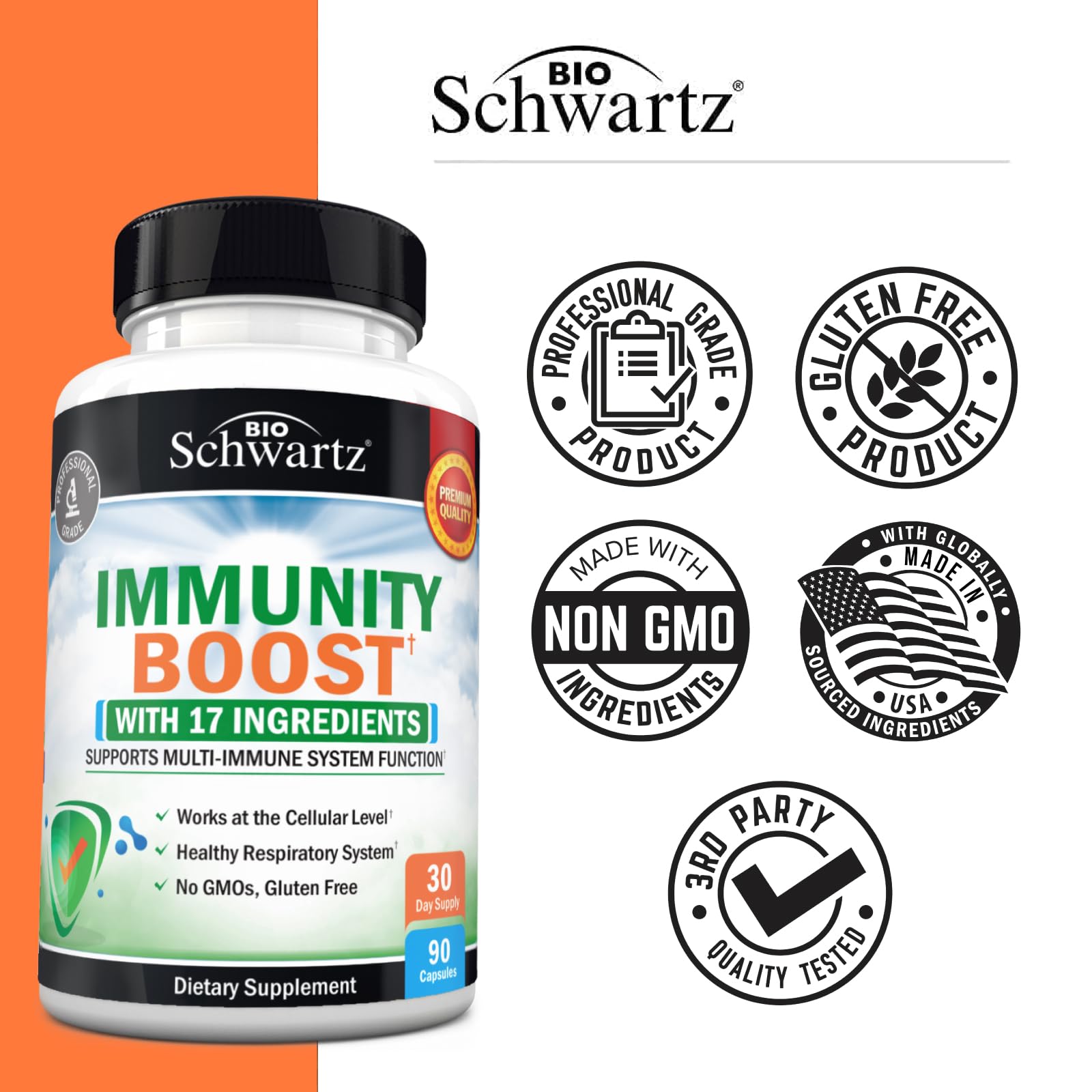 Bee propolis and herbal extracts featured in BioSchwartz formula