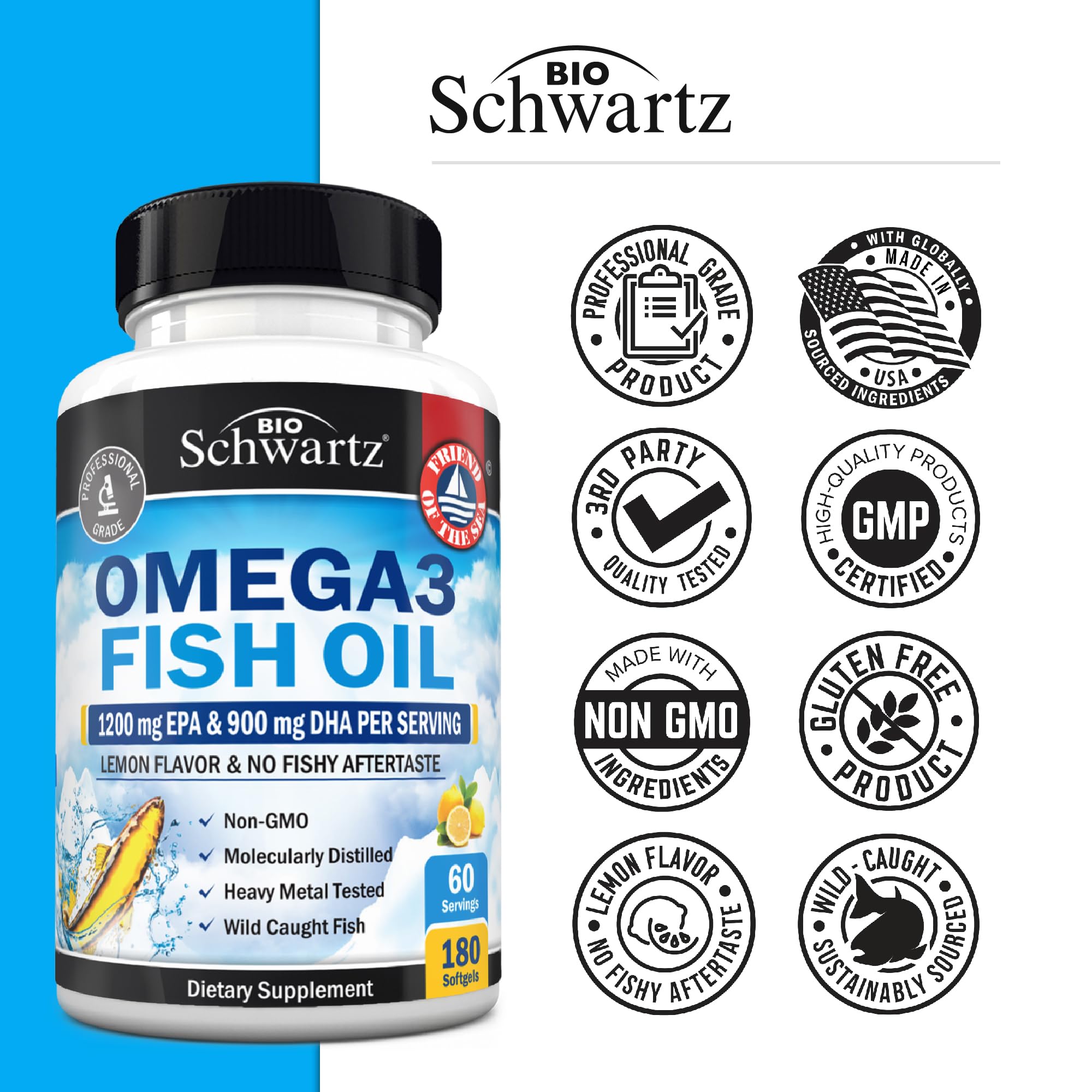 BioSchwartz made in the USA in a cGMP facility for purity.