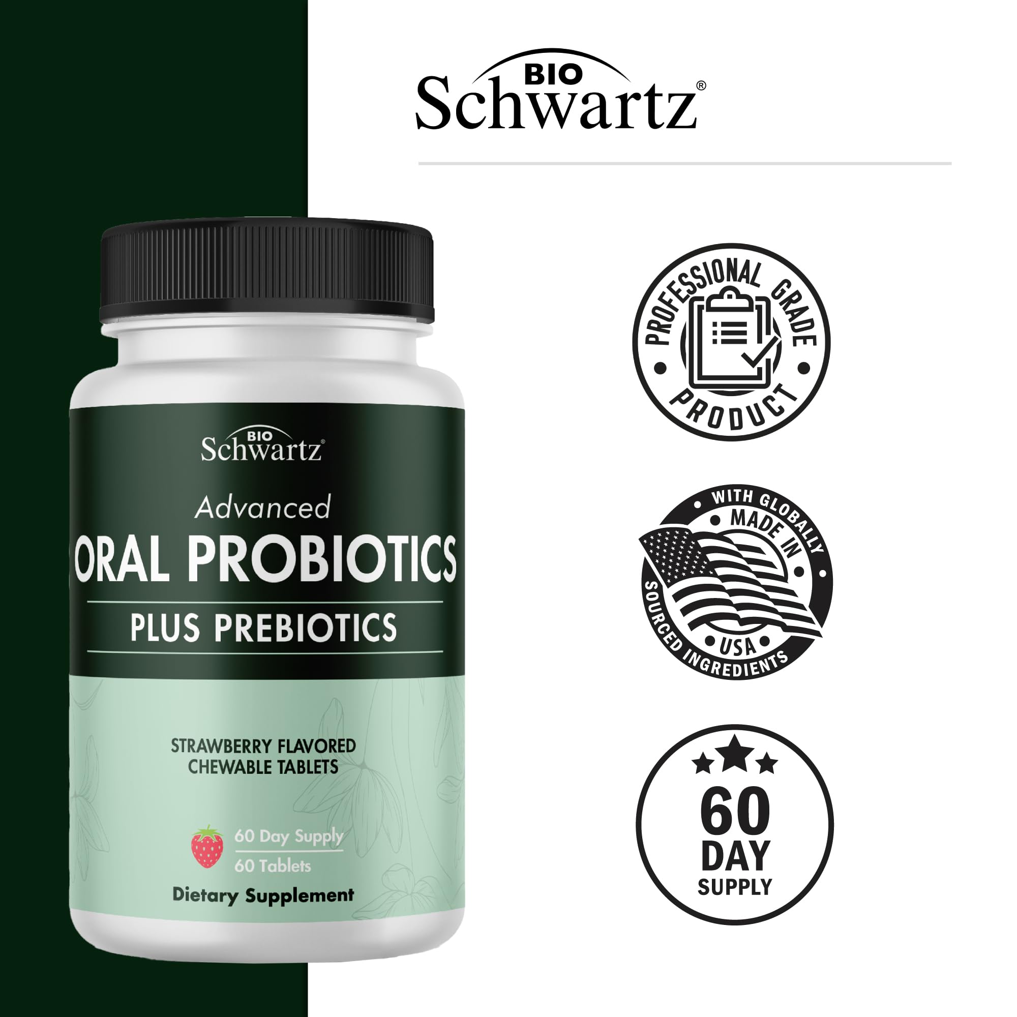 BioSchwartz oral probiotics contribute to fresh breath and confident daily routines