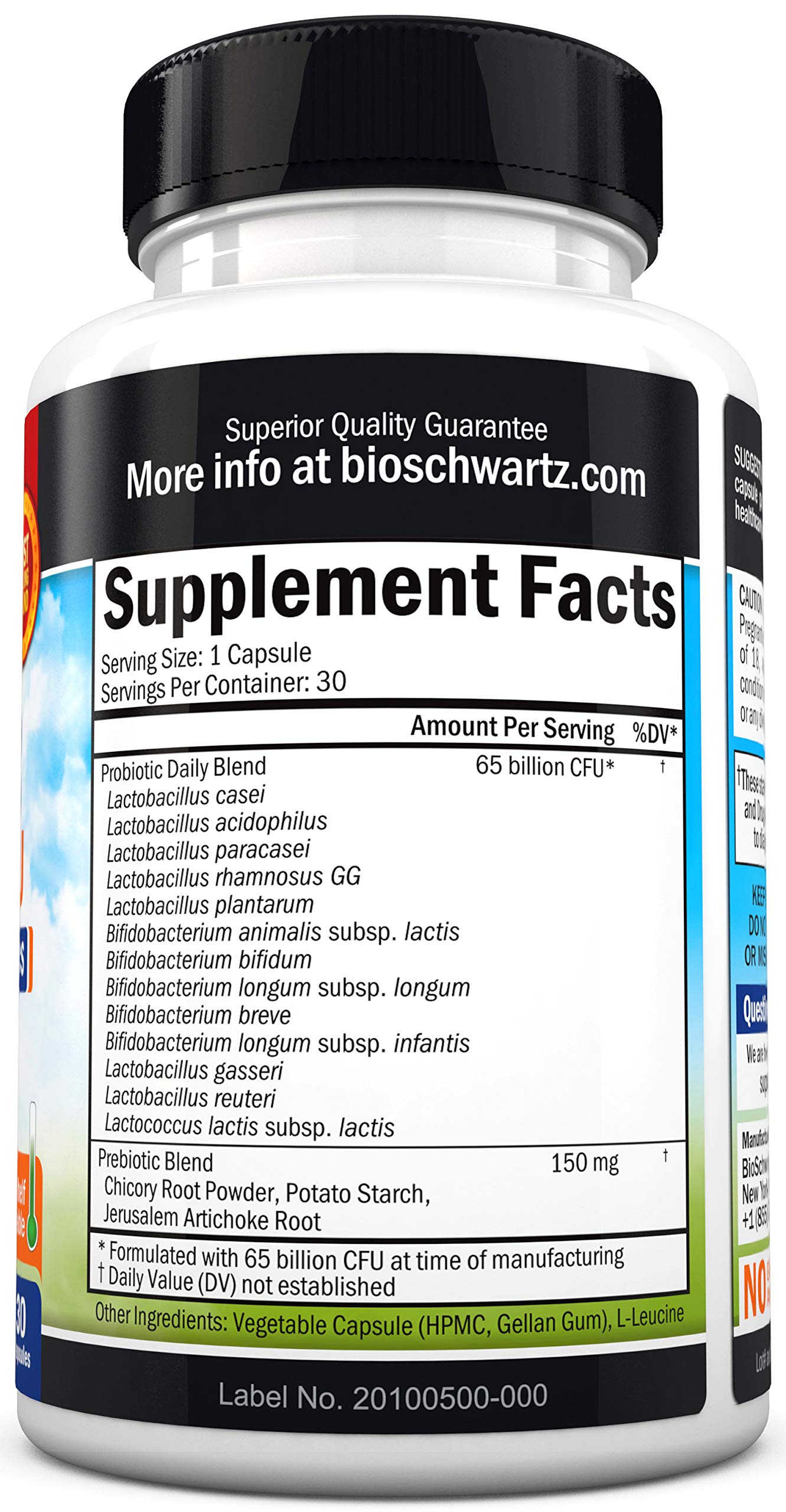 BioSchwartz probiotic capsules for both women and men
