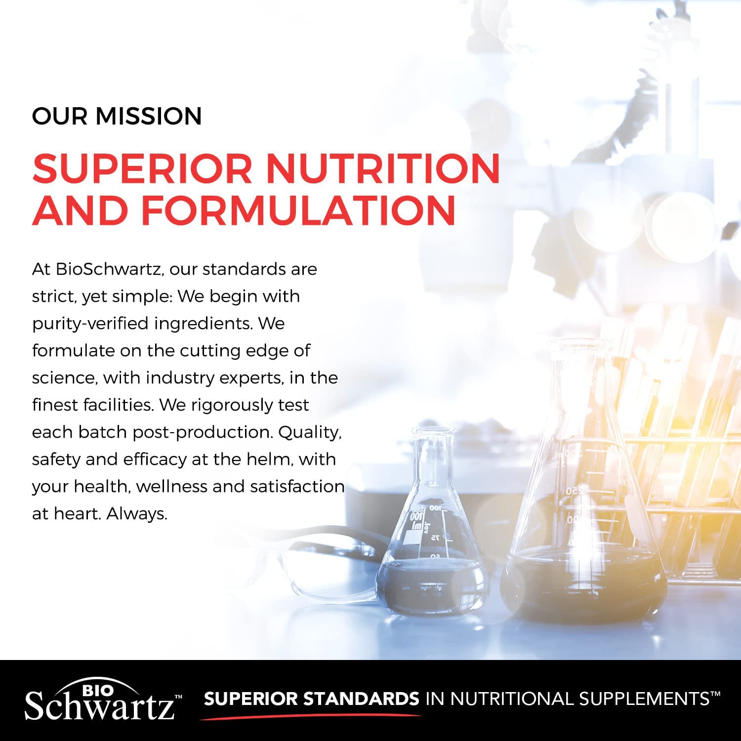 Morning routine scene with BioSchwartz capsules and sunlight.
