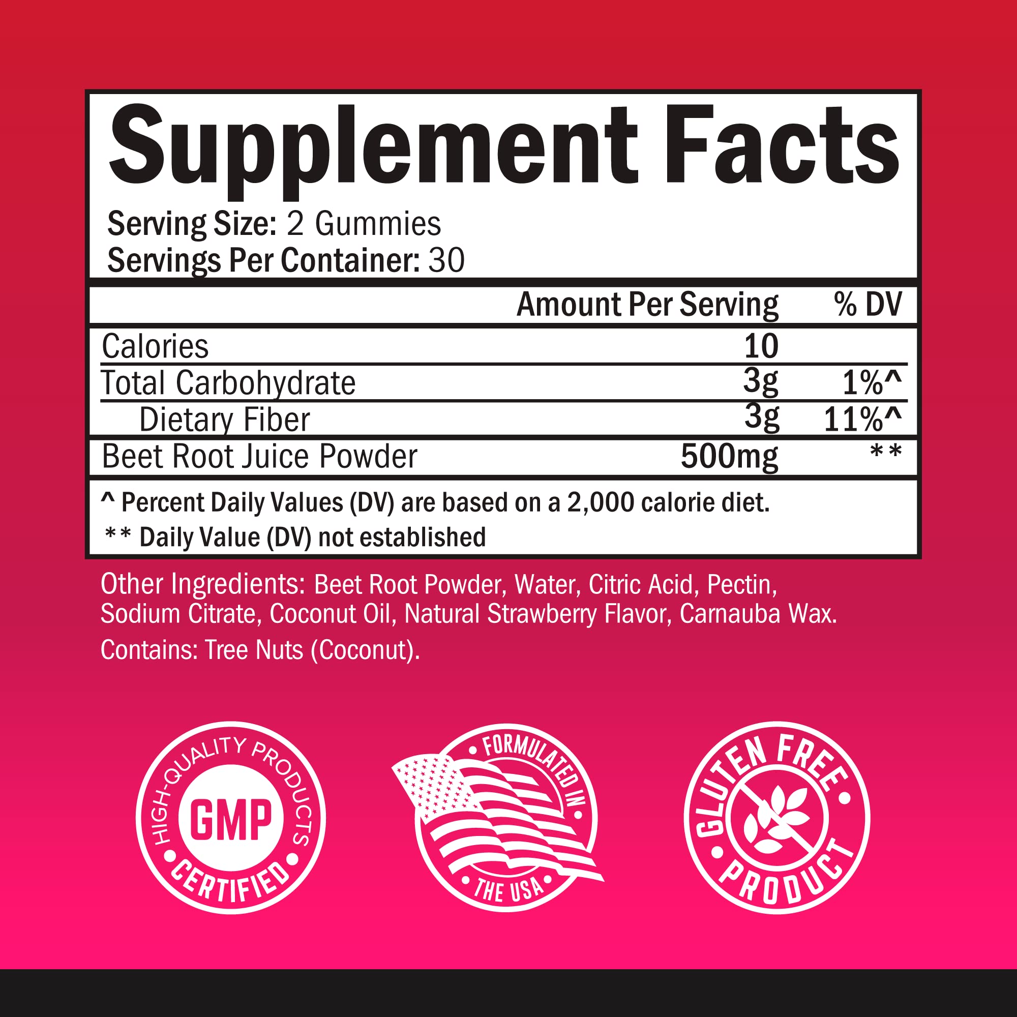 BioSchwartz Sugar Free Beet Root Gummies on desk with glass of water.