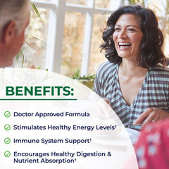 BioSchwartz Super Greens powder in a glass showcases smooth mixability and flavor