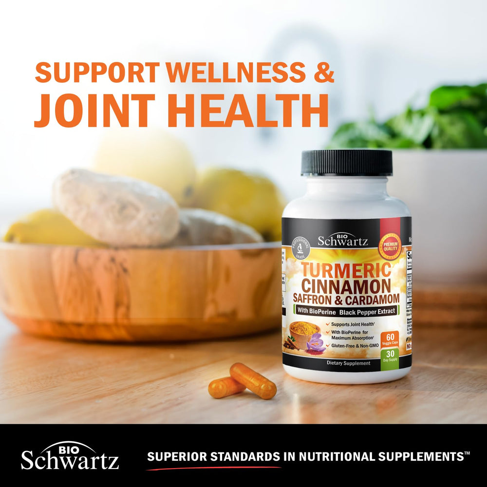 BioSchwartz bottle on kitchen counter ready for daily wellness routine