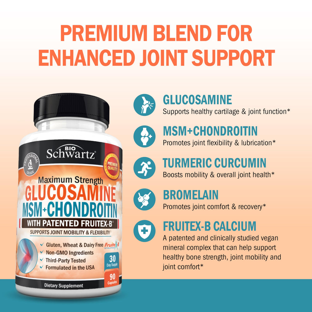 BioSchwartz turmeric ginger blend capsules for daily wellness