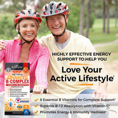 Front packaging of BioSchwartz B Complex emphasizing non-GMO and allergen-free features