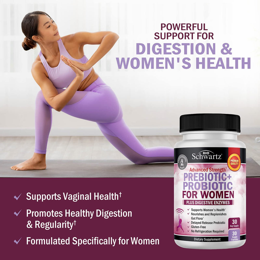 BioSchwartz women's capsules close-up shows easy, one-per-day dosing