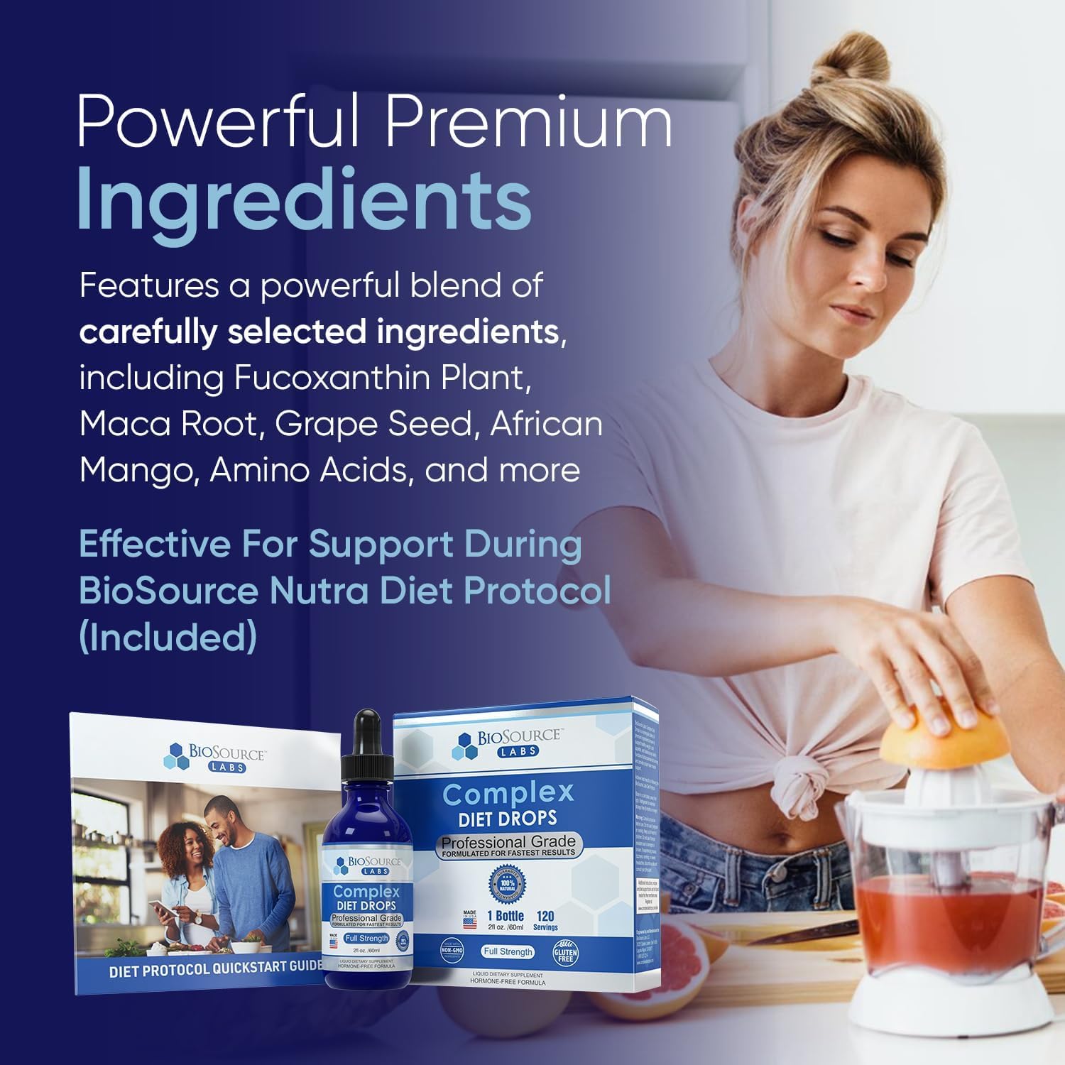 BioSource Labs Complex Diet Drops tracker access enabling plan monitoring.