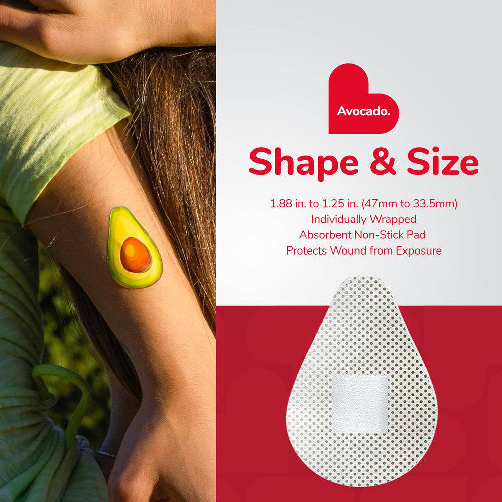 BioSwiss avocado bandages in travel kit ready for on-the-go care