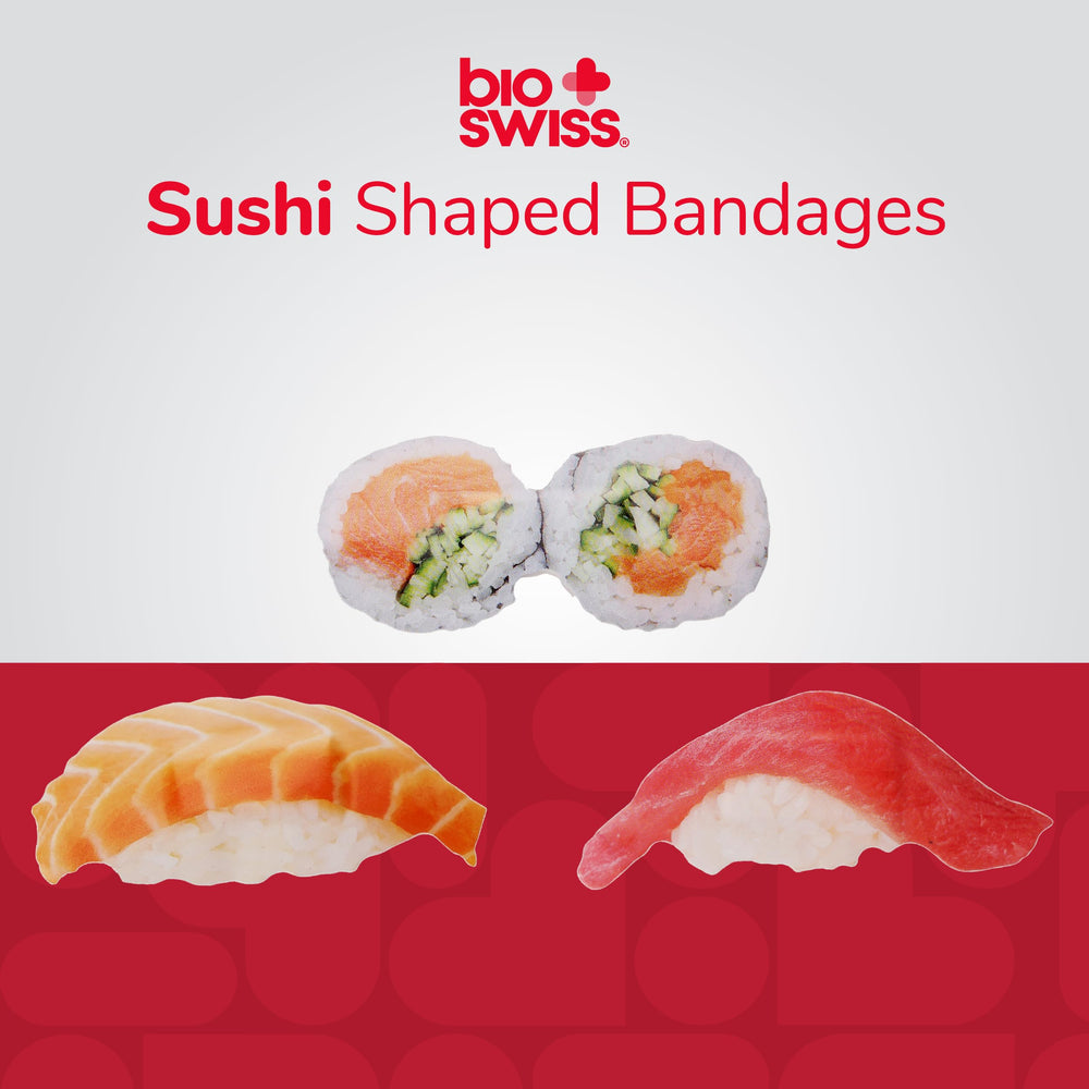 BioSwiss Sushi Bandages latex-free for sensitive skin and hygienic use