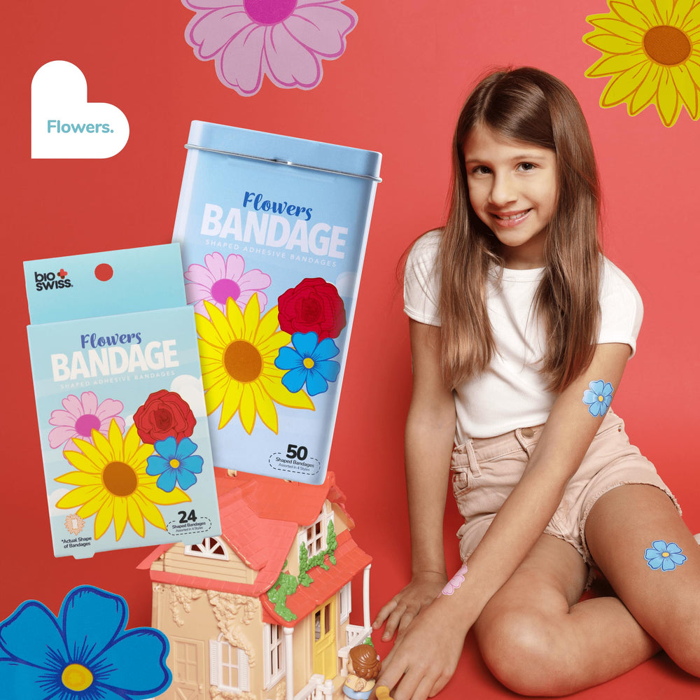 BioSwiss bandages with strong adhesion stay put during daily activities