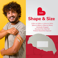 BioSwiss Bandages with strong adhesion and flexible fit for secure wear