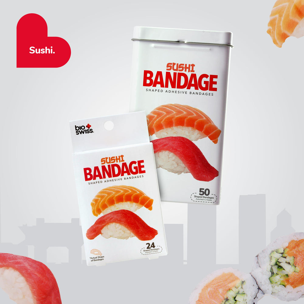 BioSwiss Sushi Bandages travel-friendly pack ideal for on-the-go care