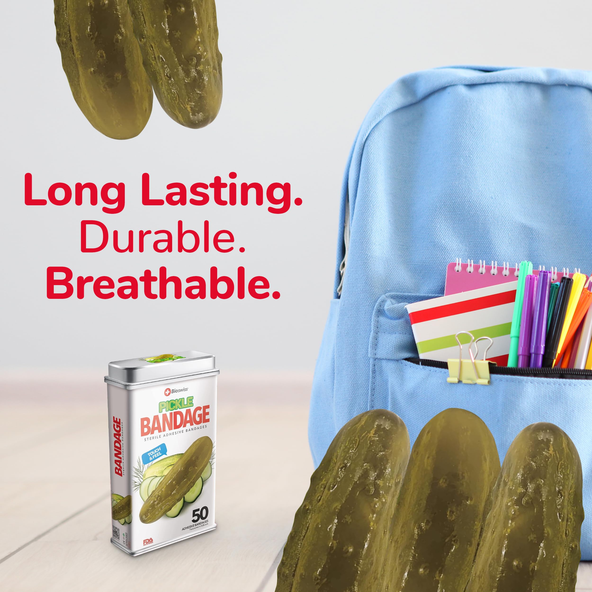 BioSwiss curitas para uso diario y viaje, caben en bolsos.