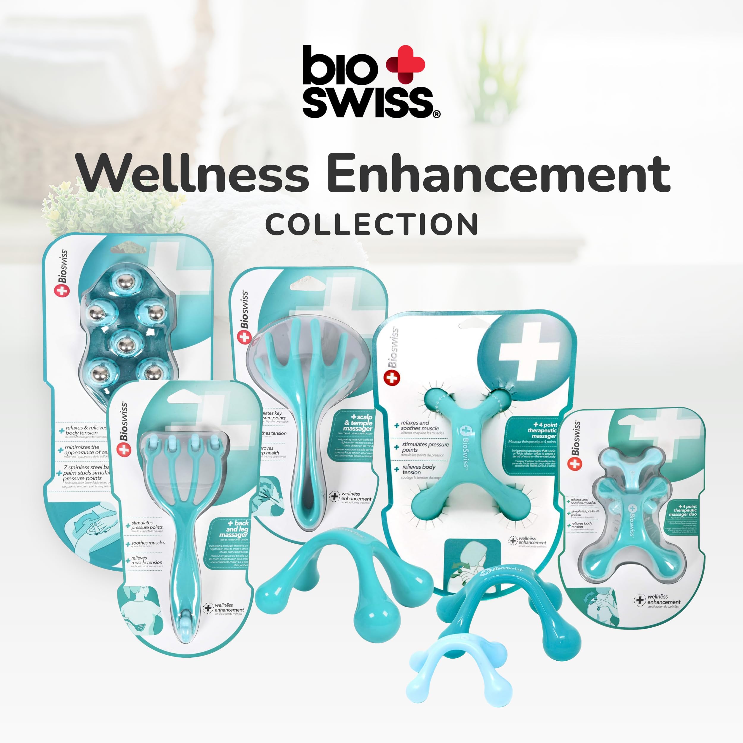 BioSwiss ligero y portátil para usar en casa, oficina o viaje.