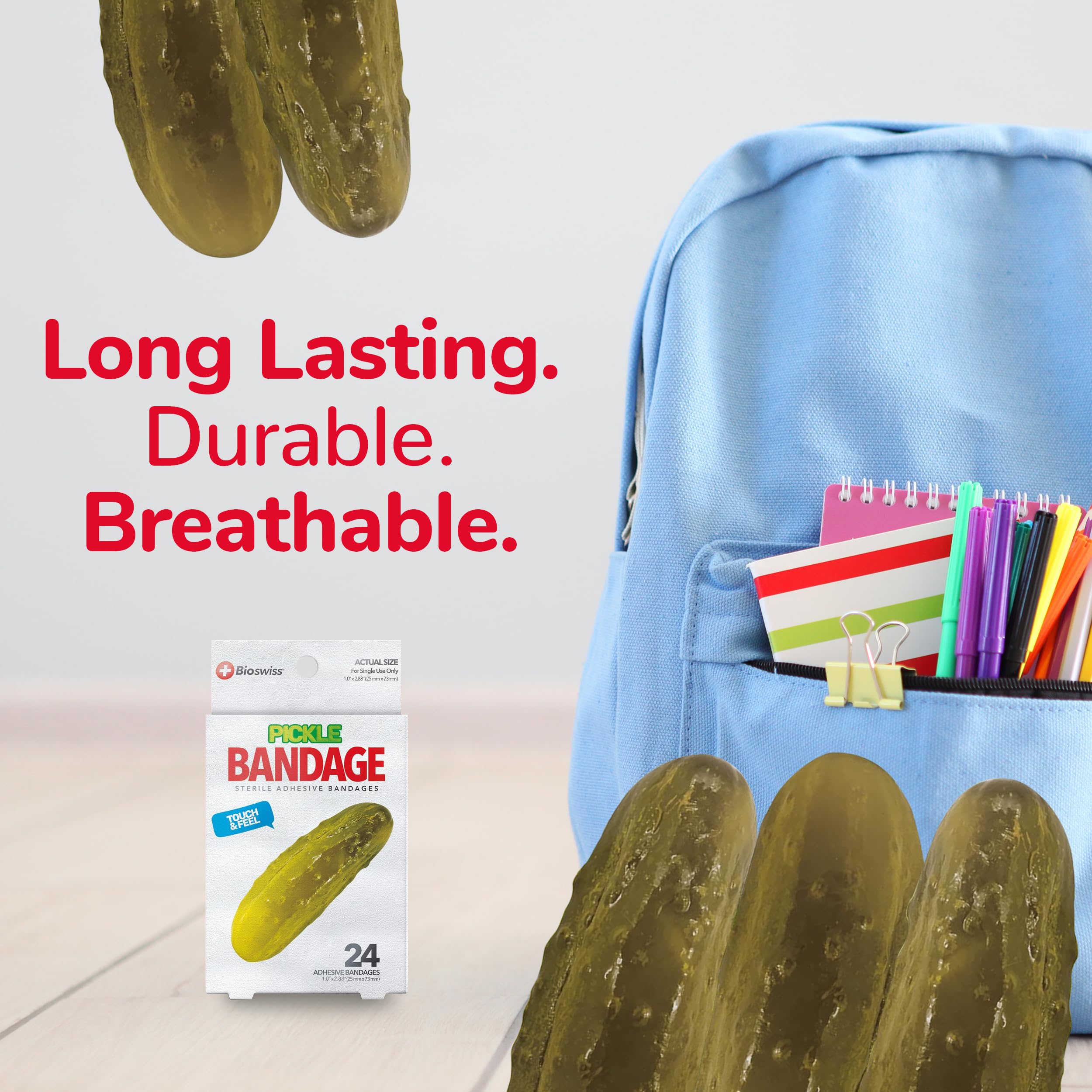 Ideales para viajes y kits de primeros auxilios diarios con BioSwiss