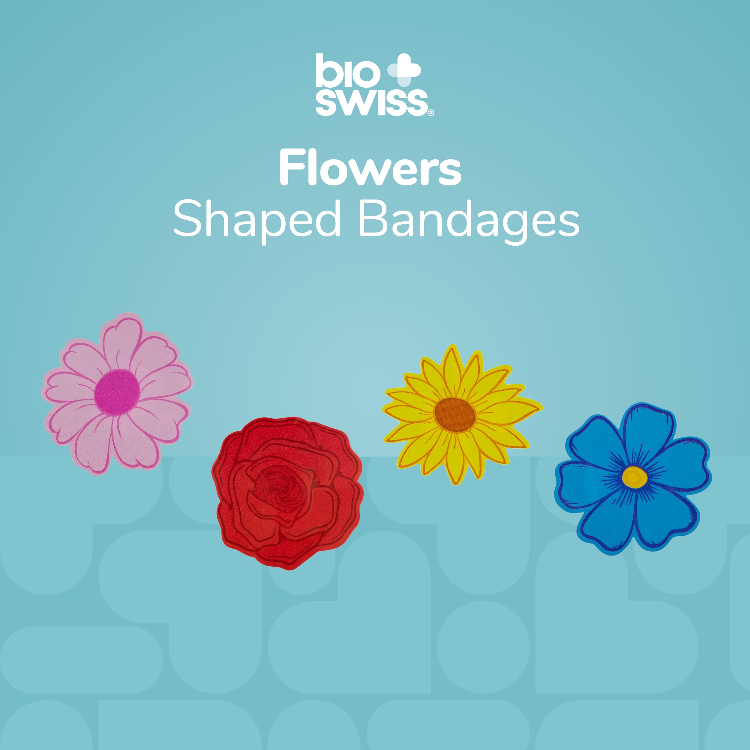 BioSwiss self-adhesive bandages with non-stick pad for easy removal