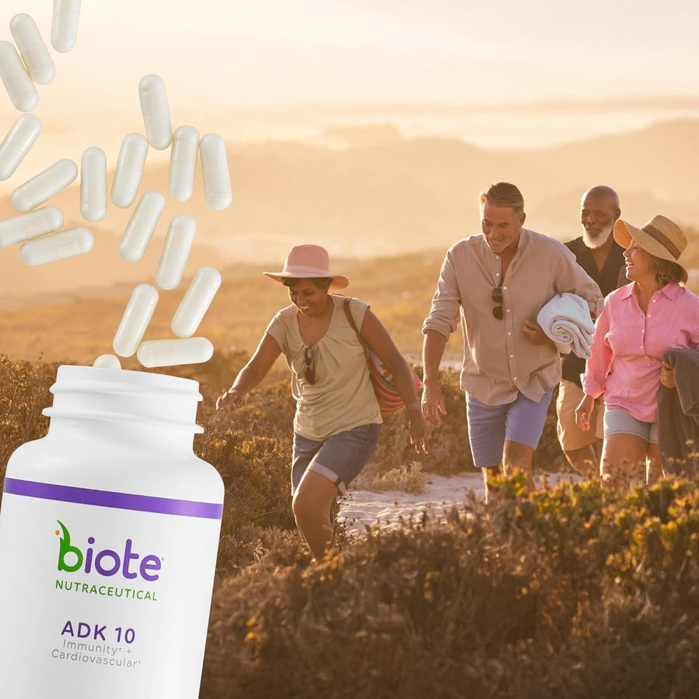 Biote ADK 10 on a morning shelf as part of a wellness routine.