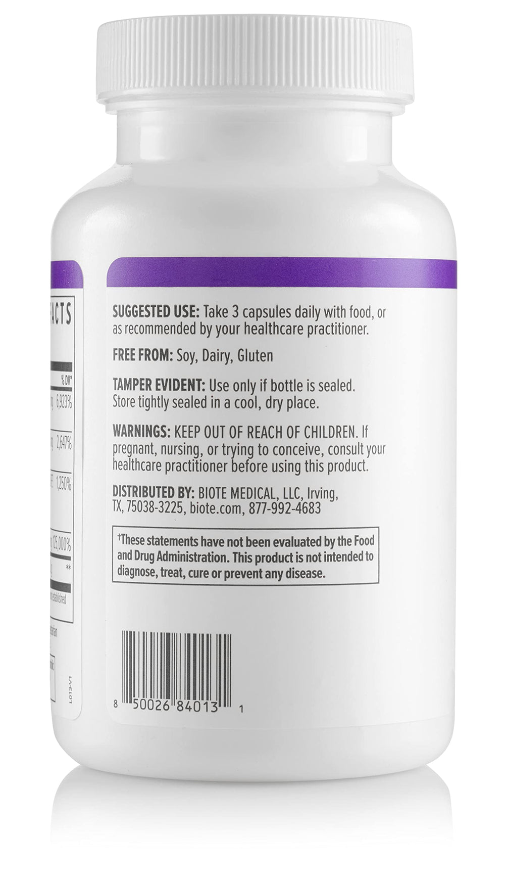 Biote Methyl Factors+ bottle on desk as part of daily wellness routine