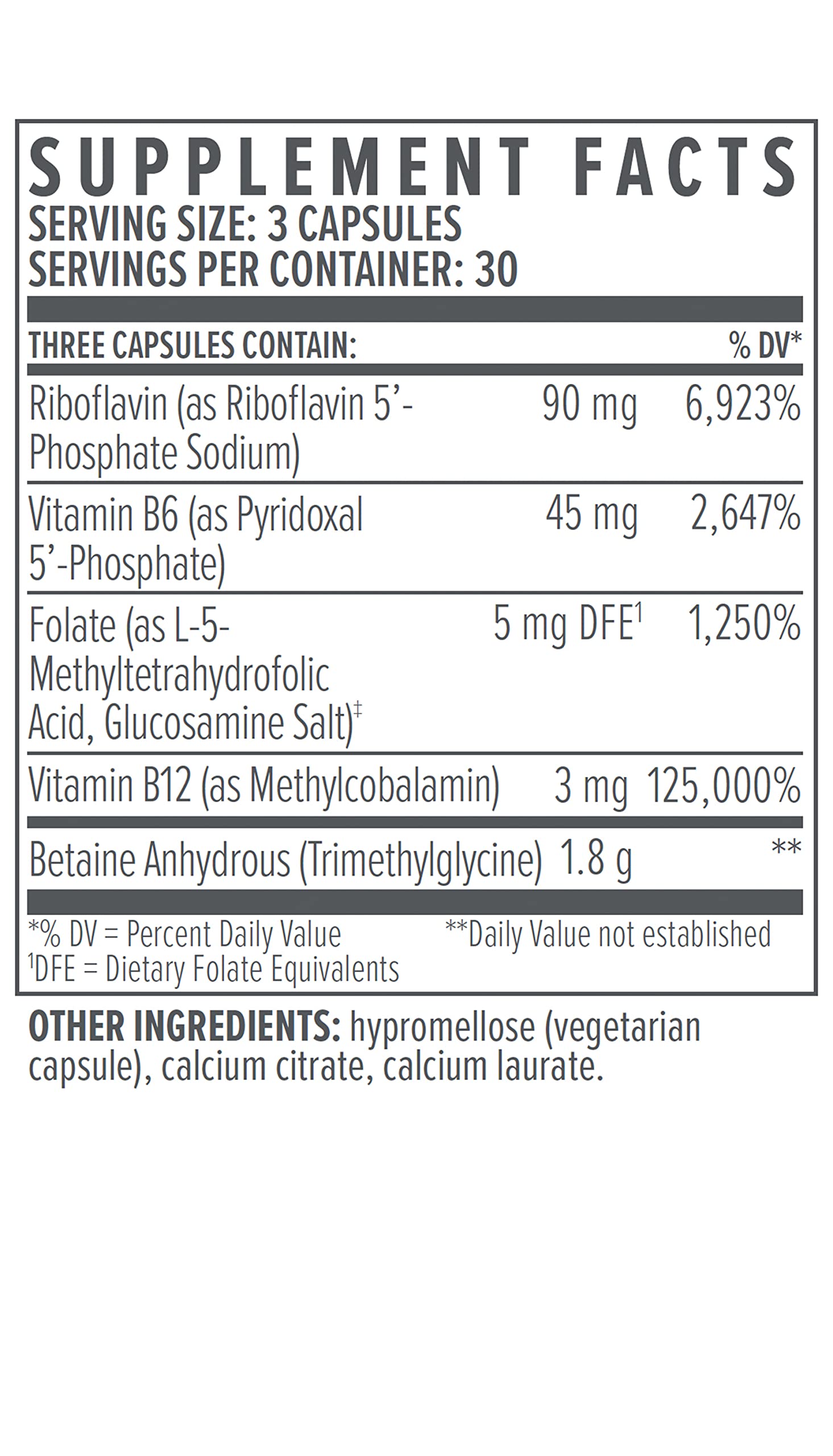 Biote Methyl Factors+ packaging box emphasizes product details and benefits