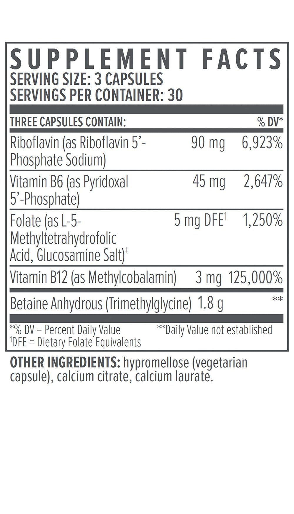 Biote Methyl Factors+ packaging box emphasizes product details and benefits