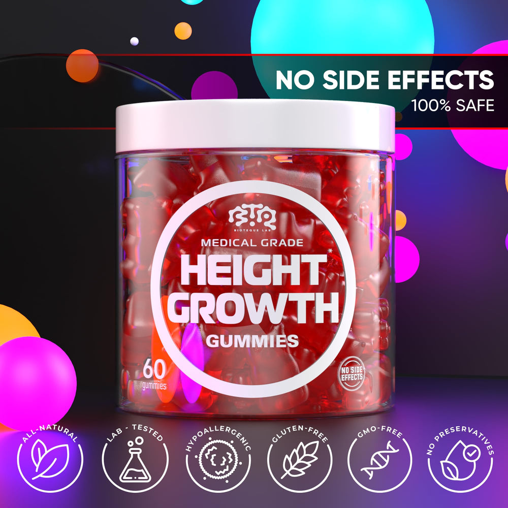 Biotequelab Height Growth dosing spoon for accurate daily servings.