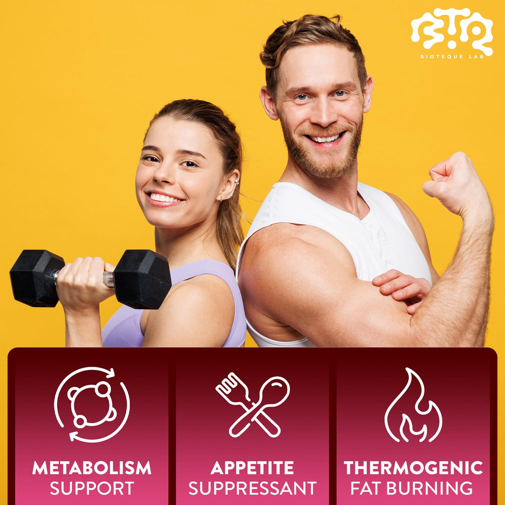 BIOTEQUELAB Keto Weight Loss Drops glass bottle ready for daily use to curb cravings