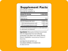 Biotest Flameout softgel close-up highlighting easy-to-swallow capsules.