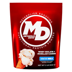 Biotest Metabolic Drive Protein vanilla jar front for post-workout recovery.
