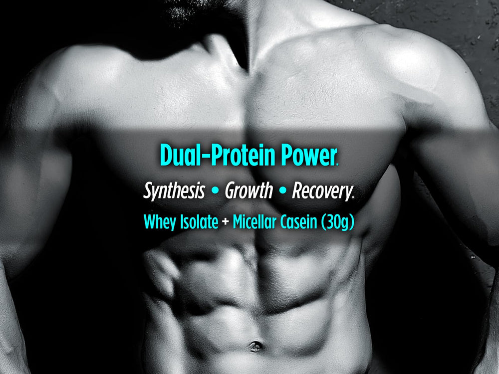 Biotest Metabolic Drive Protein vanilla shake glass, ideal post-workout recovery.