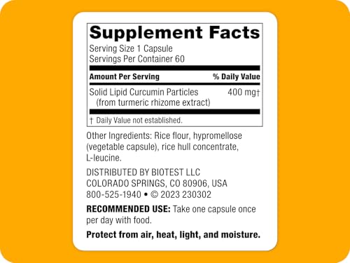 Biotest Micellar Curcumin capsules packshot for easy daily supplementation
