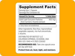 Biotest Micellar Curcumin capsules packshot for easy daily supplementation