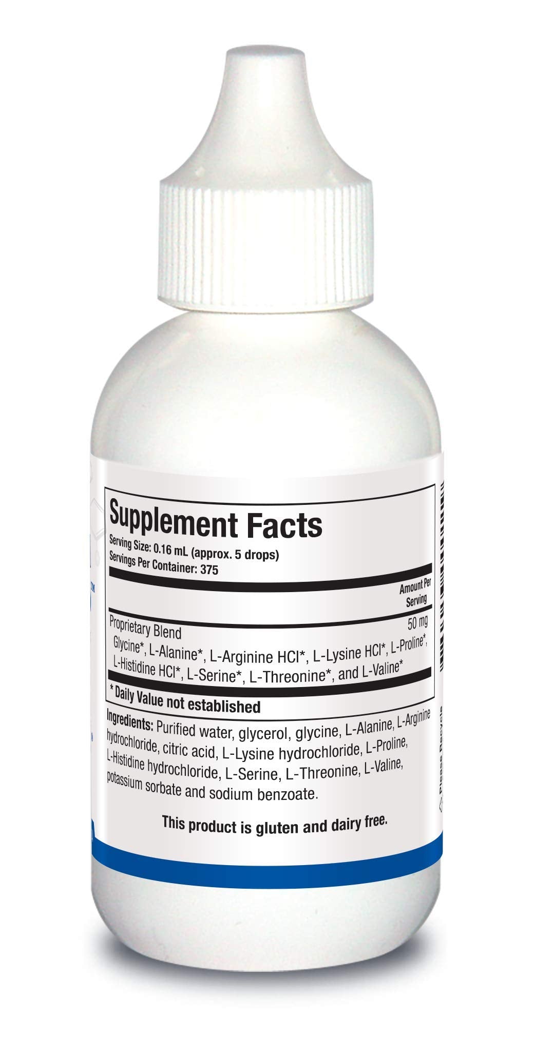 Biotics Research Amino Acid Quick Sorb label highlights a pre-digested amino acid blend for easy intake.