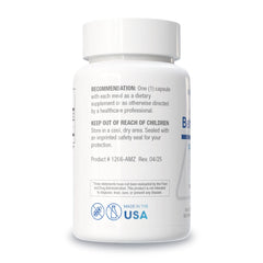 Biotics Research Betaine Plus HP capsules closeup, convenient daily digestion aid
