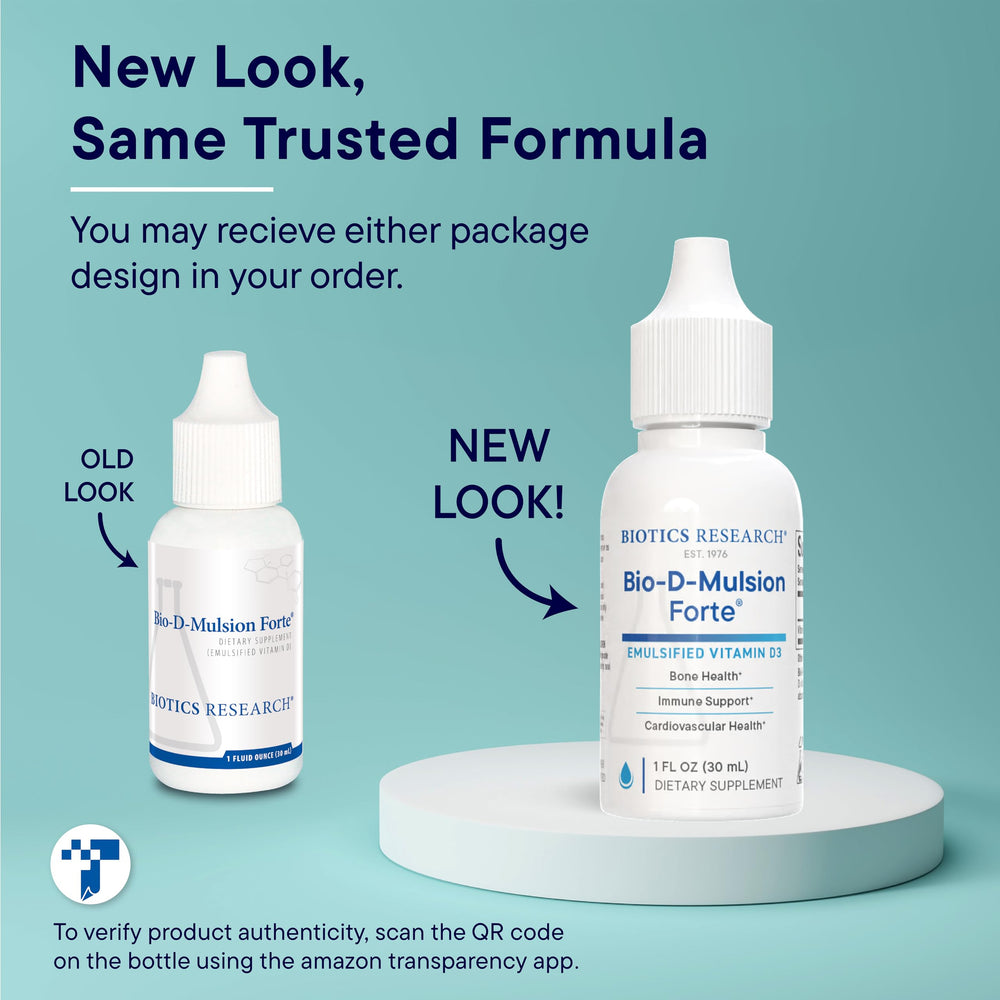 Biotics Research Bio-D-Mulsion Forte in lab setting demonstrates quality control.