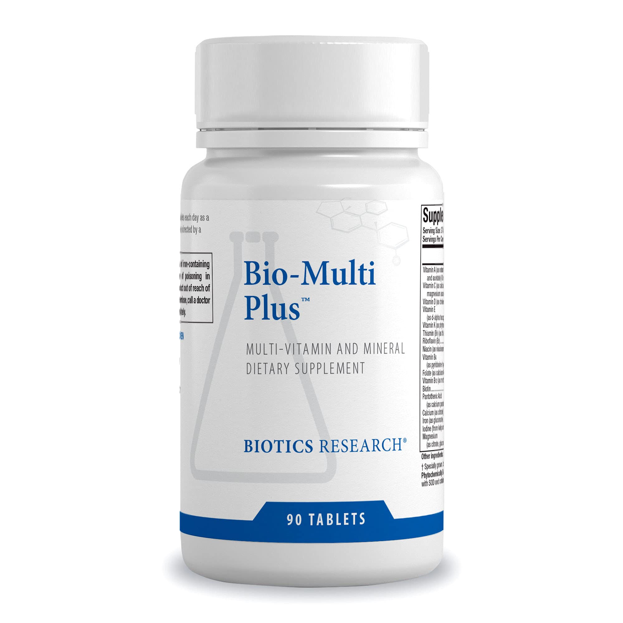 Biotics Research Bio-Multi Plus bottle with tablets for daily nutrition support