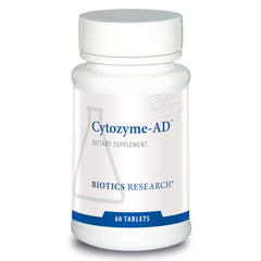 BIOTICS RESEARCH Cytozyme AD bottle and label showing energy support