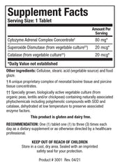 BIOTICS RESEARCH Cytozyme AD tablets in blister pack for calm balance