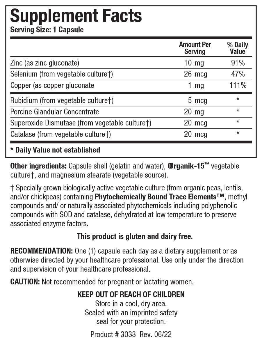 GTA-Forte bottle pour showing easy daily dosing for hormone balance