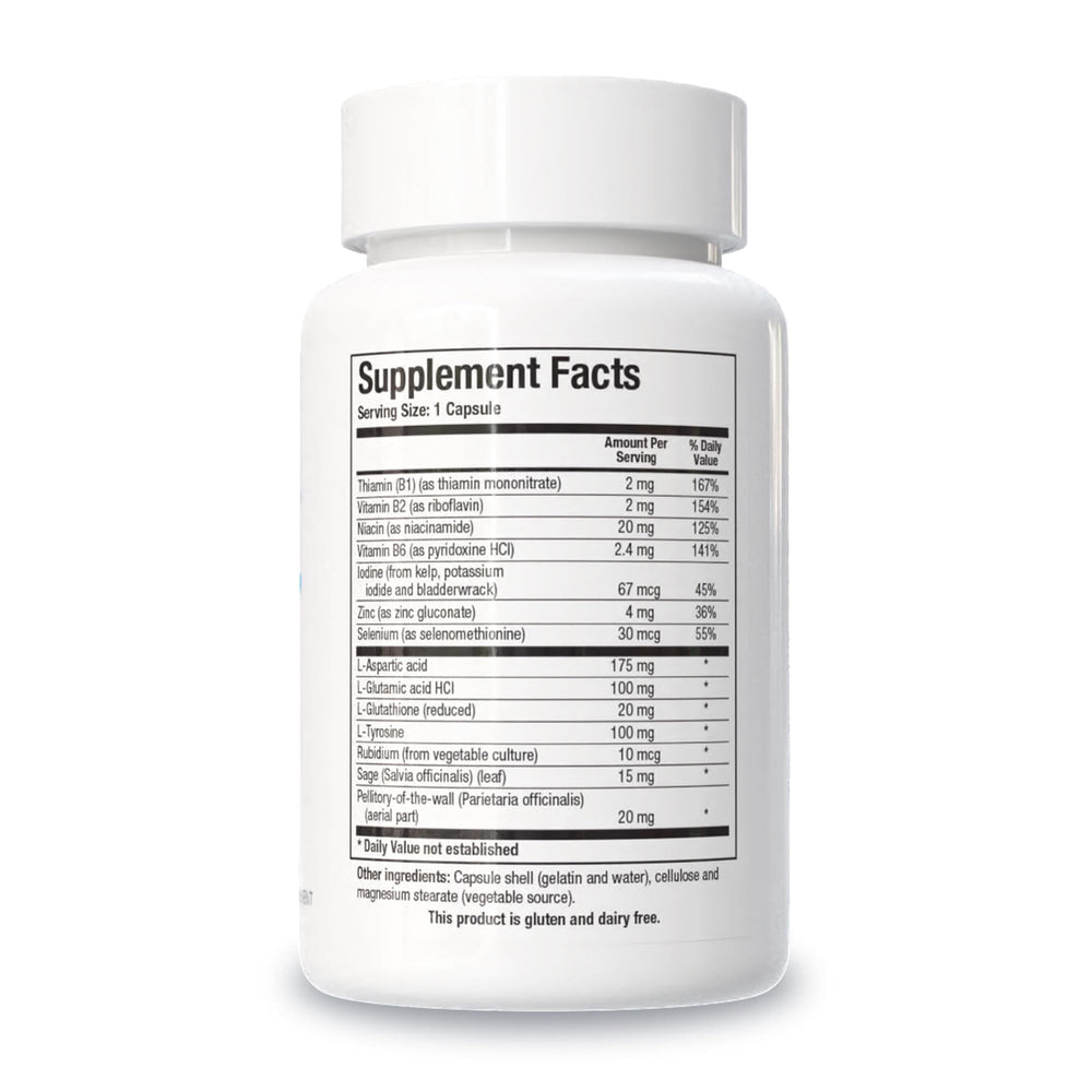 Meda-Stim capsules close-up highlighting easy-to-swallow daily supplement.