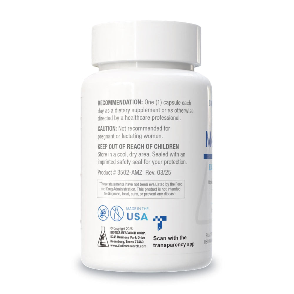 Meda-Stim bottle label emphasizes iodine, selenium and magnesium.