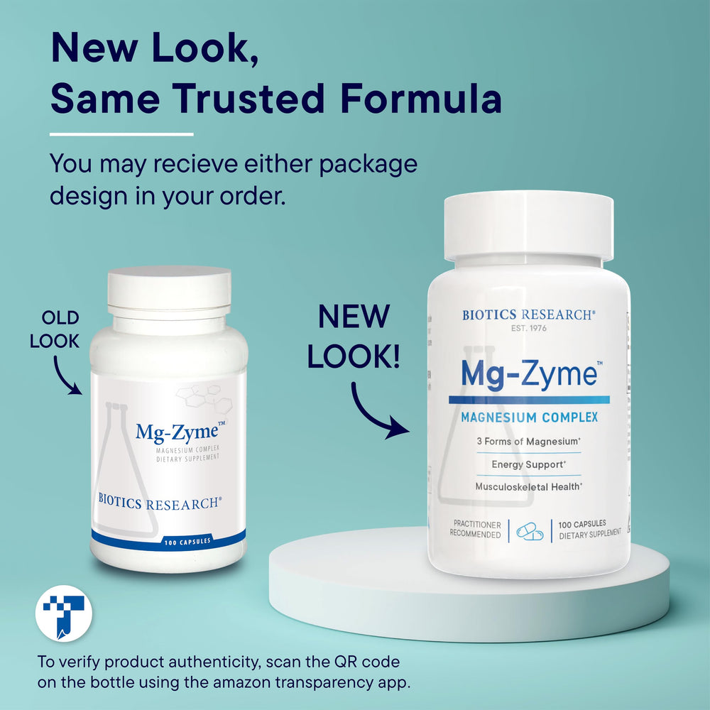 Biotics Mg-Zyme produced in a GMP-certified lab with purity checks