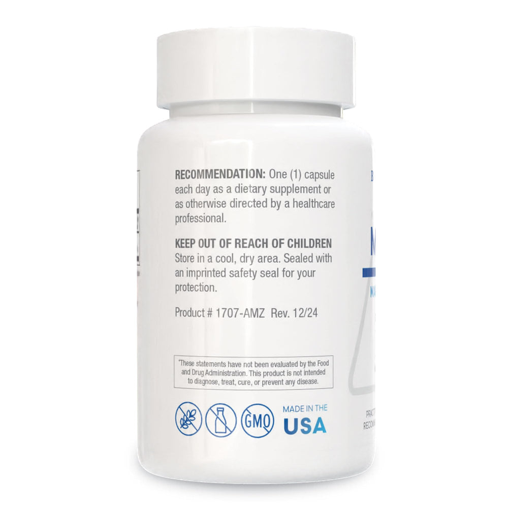 Biotics Mg-Zyme manufactured in the USA with strict quality controls