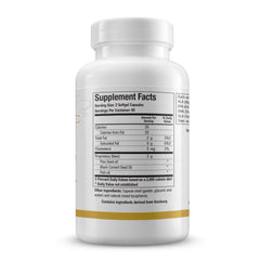 Biotics Research Optimal EFAs-BC ingredients flaxseed and blackcurrant for balanced omegas.