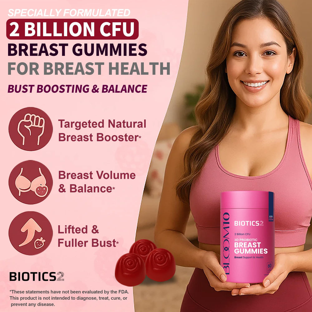 Biotics2 Bloom10 2B CFU probiotics highlight gut balance and wellness