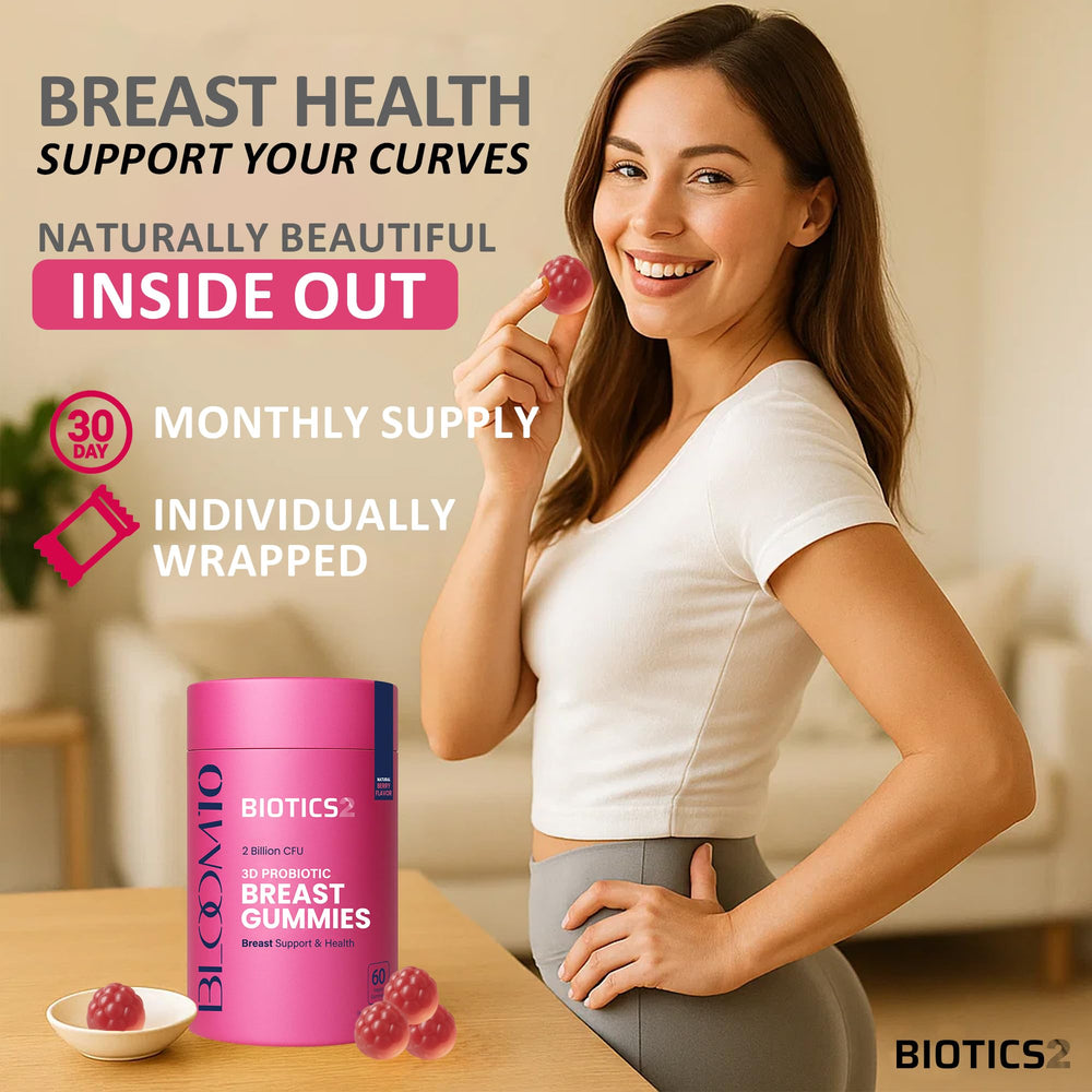 Biotics2 Bloom10 tangy berry flavor highlighting sugar-free vegan enjoyment
