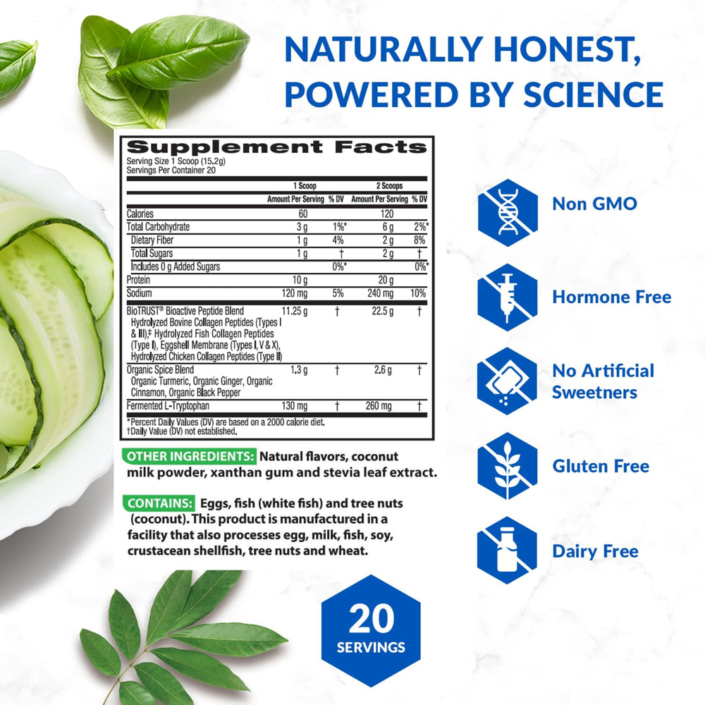 BioTrust gluten-free dairy-free label reinforces clean, paleo- and keto-friendly profile.