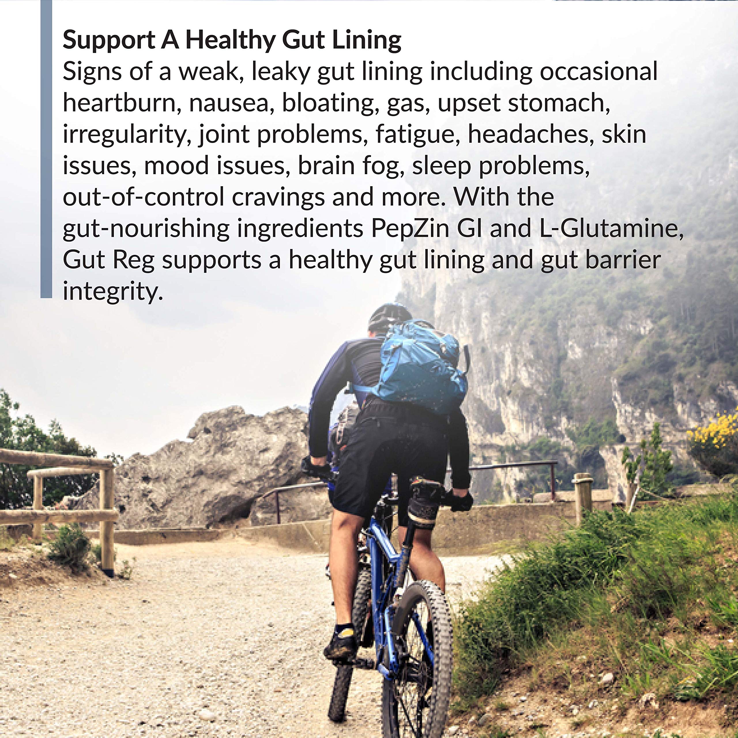 BioTrust Gut Reg capsules arranged for daily digestion support.